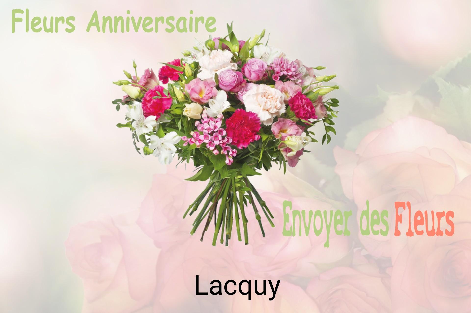 Bouquet de fleurs d’anniversaire livré à Lacquy